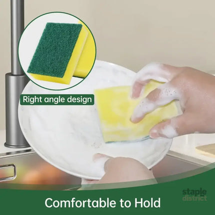 36x Scourer Sponges Strong Commercial Grade Regular Duty 15x10x3cm Bulk - Home & Garden > Laundry & Cleaning > Laundry