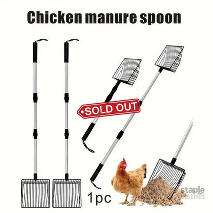 3in1 Chicken Coop Cleaning Scoop Poop Picker Tool for Waste Removal Durable Use - Commercial > Commercial Others >