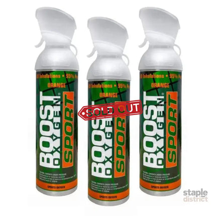 3x 10 Litres of Boost Sport Oxygen in a Can Supplemental - 200 Breath (Large) - Appliances > Aroma Diffusers &