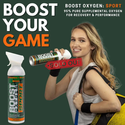 3x 10 Litres of Boost Sport Oxygen in a Can Supplemental - 200 Breath (Large) - Appliances > Aroma Diffusers &