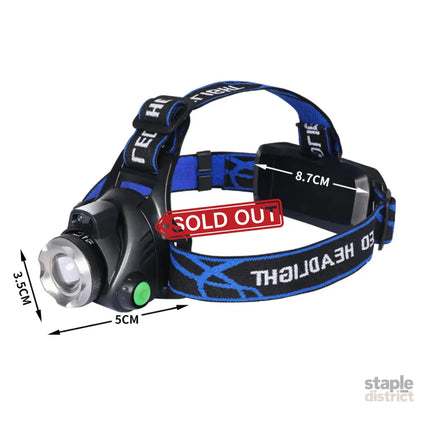 3x 500LM LED Headlamp Headlight Flashlight-2018816773616439298