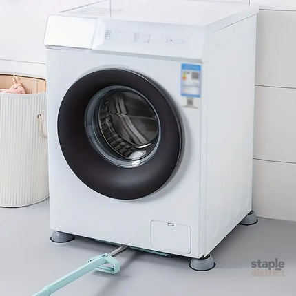 4-Pack Anti-Vibration Washing Machine Pads – Shock Absorbing & Non-Slip Appliance Feet - Appliances > Washers Dryers &
