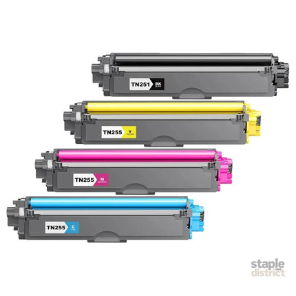 4 Pack Compatible Brother TN-251 Toner Combo [1BK,1C,1M,1Y]-2050056865928318976