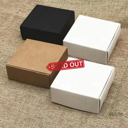 40x Paper Wedding Favour Boxes Party Favour Cookie Candy Soap Bomboniere boxes - White - Commercial > Packaging >