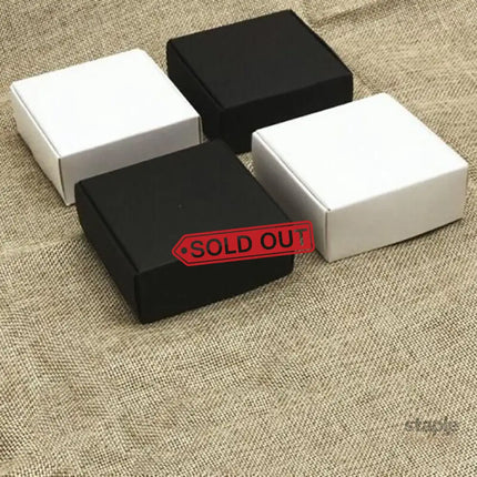 40x Paper Wedding Favour Boxes Party Favour Cookie Candy Soap Bomboniere boxes - White - Commercial > Packaging >