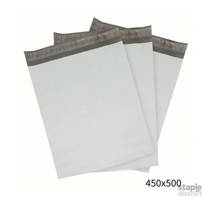450x500mm White Poly Mailer – Self-Sealing Shipping Bag 100 Pack-2050056863613063169