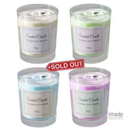 4Pcs Aroma Candles Smokeless Glass Scented Candles Gift Set for Relaxation - Appliances > Aroma Diffusers & Humidifiers