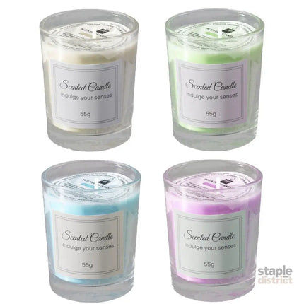 4Pcs Aroma Candles Smokeless Glass Scented Candles Gift Set for Relaxation - Appliances > Aroma Diffusers & Humidifiers
