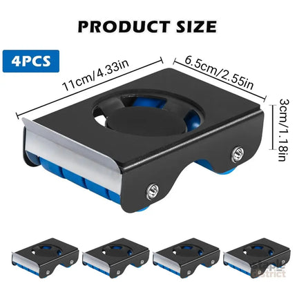 4pcs Movable Washing Machine Stand Furniture Moving Bracket Appliance Roller - Appliances > Washers Dryers & Irons >