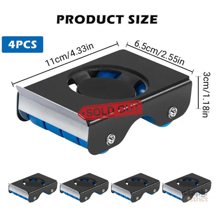 4pcs Movable Washing Machine Stand Furniture Moving Bracket Appliance Roller - Appliances > Washers Dryers & Irons >