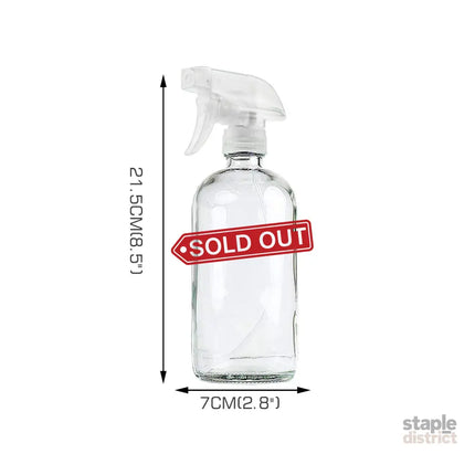 4x 500ml Clear Glass Spray Bottles Trigger-2006733307504627714