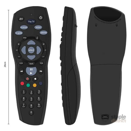 4x Tooleroo PayTV Remote Control Compatible with Foxtel MYSTAR SKY NZ - Black - Appliances > TV > TVs & Accessories