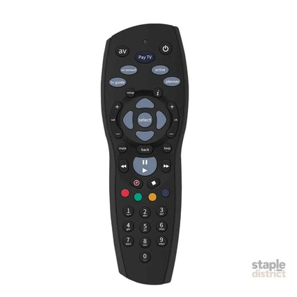4x Tooleroo PayTV Remote Control Compatible with Foxtel MYSTAR SKY NZ - Black - Appliances > TV > TVs & Accessories