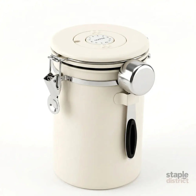 5-Star Chef 1.8L Stainless Steel Coffee Bean Storage Container Coffee Canister - Appliances > Kitchen Appliances >