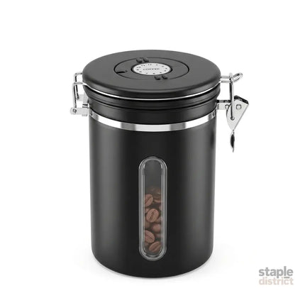 5-Star Chef 1.8L Stainless Steel Coffee Bean Storage Container Coffee Canister - Appliances > Kitchen Appliances >