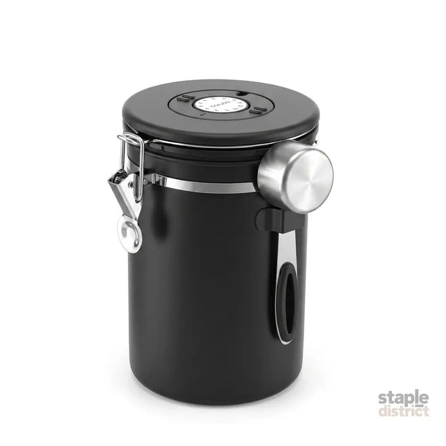 5-Star Chef 1.8L Stainless Steel Coffee Bean Storage Container Coffee Canister - Appliances > Kitchen Appliances >