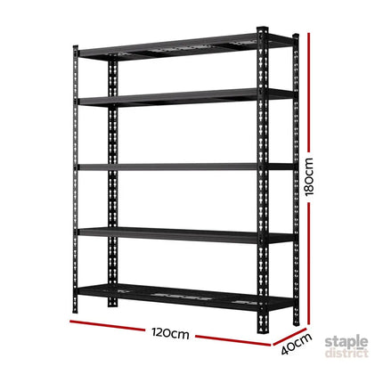5 x 1.8M Giantz Garage Shelving Warehouse Rack - Tools > Tools Storage > Wall Storage Racks