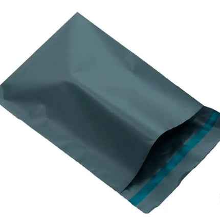 50 Pack - 400x300 mm GREY PLASTIC MAILING SATCHEL COURIER BAG POLY POSTAGE SHIPPING POST SELF SEAL - Commercial >