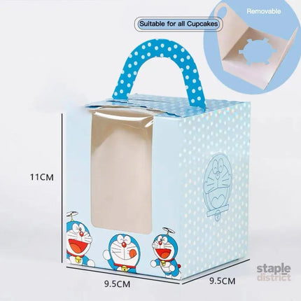 50 Pack Premium Cupcake Boxes with Window Thickened Cardboard Muffin Holders - Green - Commercial > Packaging > Postage
