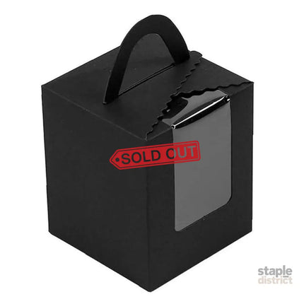 50 Pack Premium Cupcake Boxes with Window Thickened Cardboard Muffin Holders - Red - Commercial > Packaging > Postage