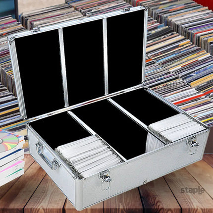 500 Discs Aluminium CD DVD Cases Bluray-2006733035038445574