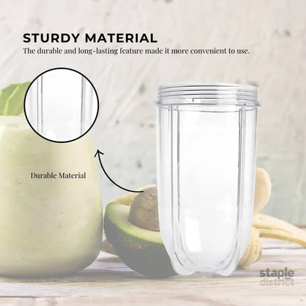 500ml Tall Cup Replacement Compatible with Magic Bullet Cross Blade Blender - Appliances > Kitchen Appliances > Food