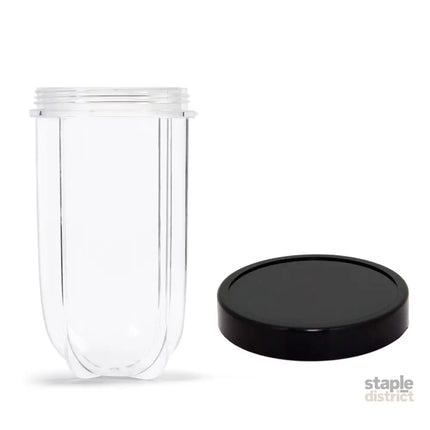 500ml Tall Cup + Stay Fresh Lid Compatible with Magic Bullet Cross Blade Blender - Appliances > Kitchen Appliances >