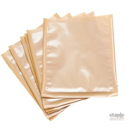 500PCS Transparent Food Greaseproof Bag Sandwich Donut Bread Packaging Pouch - Cowhide 21X25CM - Commercial > Packaging