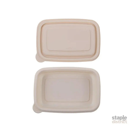 50pcs Eco Friendly Corn Starch Lunch Box Degradable Takeout Bento Container - 750ml - Commercial > Packaging > Postage