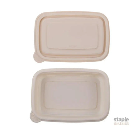 50pcs Eco Friendly Corn Starch Lunch Box Degradable Takeout Bento Container - 750ml - Commercial > Packaging > Postage