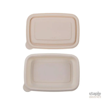 50pcs Eco Friendly Corn Starch Lunch Box Degradable Takeout Bento Container - 750ml - Commercial > Packaging > Postage