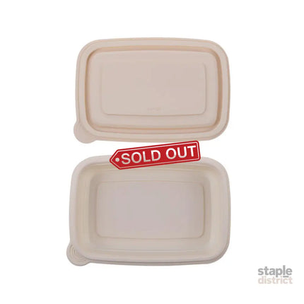 50pcs Eco Friendly Corn Starch Lunch Box Degradable Takeout Bento Container - 850ml - Commercial > Packaging > Postage