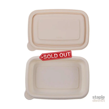 50pcs Eco Friendly Corn Starch Lunch Box Degradable Takeout Bento Container - 850ml - Commercial > Packaging > Postage