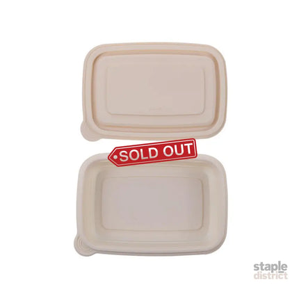 50pcs Eco Friendly Corn Starch Lunch Box Degradable Takeout Bento Container - 850ml - Commercial > Packaging > Postage