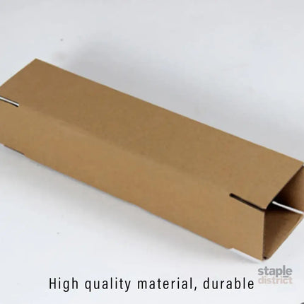 50pcs Long Strip Carton Flat Square Durable Shipping Boxes for Packaging Storage - 6.5cm x 6.5cm x 28cm - Commercial >