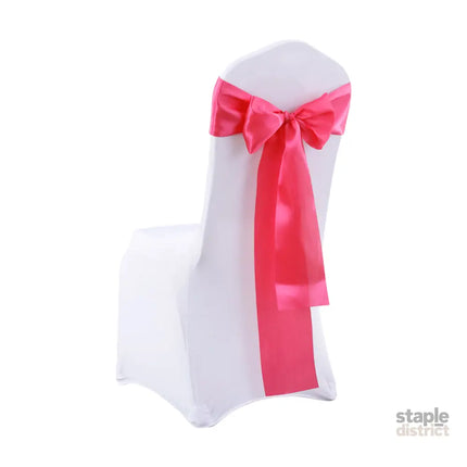 50x Satin Chair Sashes Cloth Cover Wedding Mauve-2018816776950910977