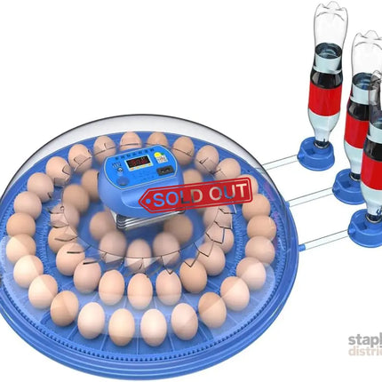 CARLA HOME 52 Egg Incubator with Automatic Turning LED Display Humidity & Temperature Control Auto Water System &
