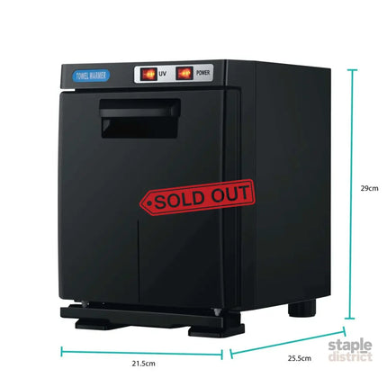 5L Mini UV Sterilizer Cabinet Electric Towel Warmer Black - Appliances > Fridges & Freezers > Fridges