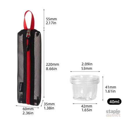 5PCS Outdoor Camping Spice Container Set Travel BBQ Seasoning Storage Box Use - White - Commercial > Packaging >