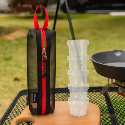 5PCS Outdoor Camping Spice Container Set Travel BBQ Seasoning Storage Box Use - White - Commercial > Packaging >