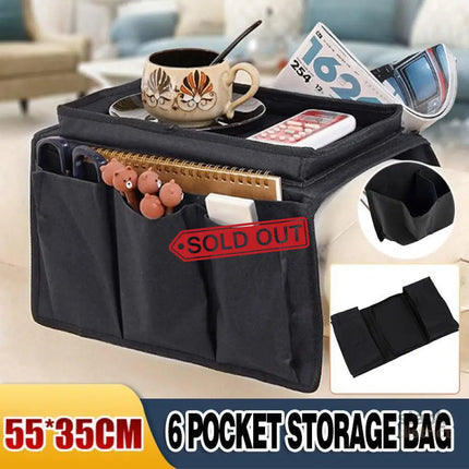 6 Pocket Couch Organizer Remote Storage Holder Sofa Chair Arm Control Rest bag - Baby & Kids > Kid’s Furniture > Toy