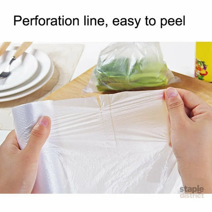 6 Produce Rolls Bags Heavy Duty Food Grade Freezer Supermarket Bag Gusset - Home & Garden > Kitchenware > Food Storage