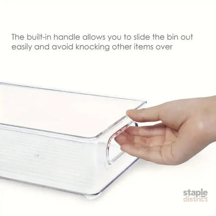 6pcs Transparent Fridge Organizer Storage Box for Kitchen and Food Organization - Commercial > Packaging > Postage