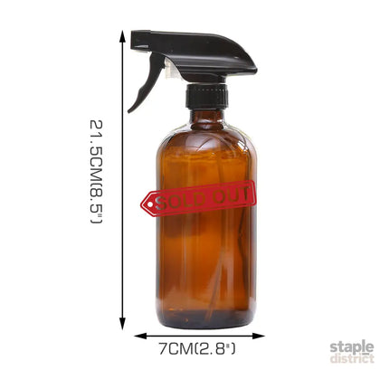 6x 500ml Amber Glass Spray Bottles Trigger-2018816662538686466