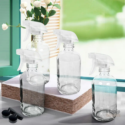 6x 500ml Clear Glass Spray Bottles Trigger-2018816665726357511