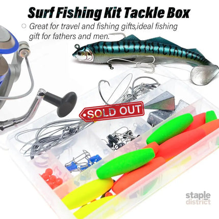78pcs Fishing Gear Set Hooks Lures Baits Tackle Kit for Freshwater Saltwater - Outdoor Recreation > Fishing > Fishing