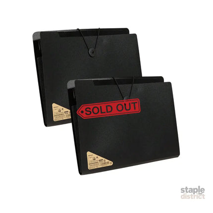 8 Cell File Folder Organizer Bag Test Paper Storage Document Holder School Office - Black - Commercial > Commercial