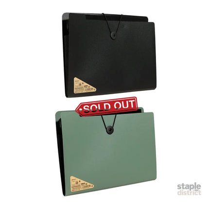 8 Cell File Folder Organizer Bag Test Paper Storage Document Holder School Office - Black - Commercial > Commercial