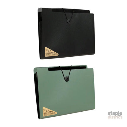 8 Cell File Folder Organizer Bag Test Paper Storage Document Holder School Office - Green - Commercial > Commercial