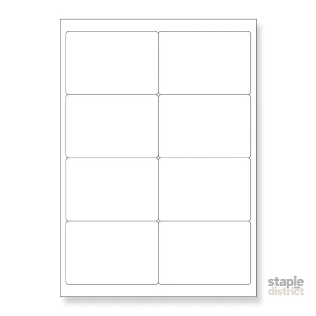 8 Up Self Adhesive Label Inkjet & Laser Printer Sheets –  99.1x67.7mm-2050056864305123328